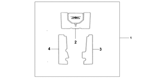  Trunk Mat Set