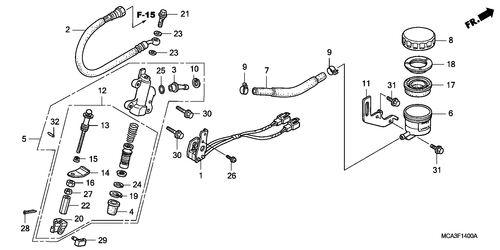  Rrechts Brake Master Cylinder