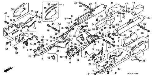  Exhaust Muffler (a1-a5)(6-br,ed/ 7/ 8-br)