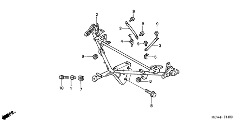  Windlaufstrebe (gl1800a1/ A2/ A3/ A4/ A5)