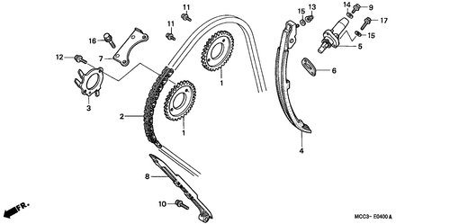  Nockenwellenkette/ Spannvorrichtung