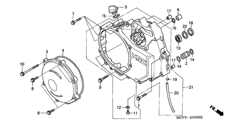  Panneau Carter-moteur D.