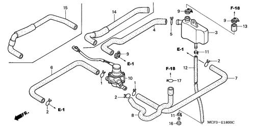  Commande Injection D'air Soupape