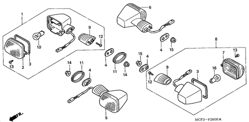  Clignotant (vtr1000spy/ 1) (vtr1000sp2/ 3-cm)