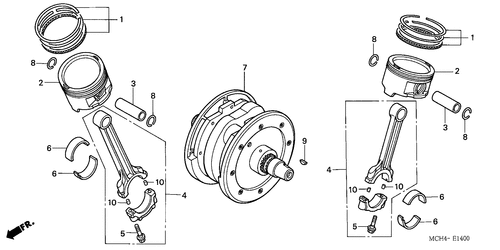  Ciguenal/ Piston