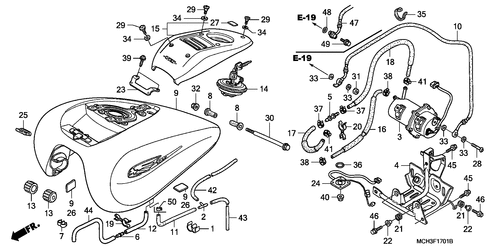  Fuel Tank (vtx1800c15/ 6/ 7/ 8)