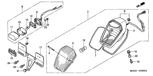  Taillight (cm)