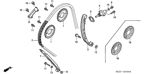  Cam Chain/ Tensioner