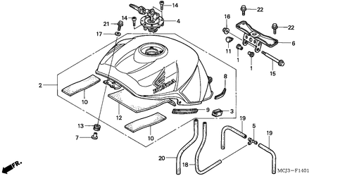  Kraftstofftank (cbr900rr2,3)