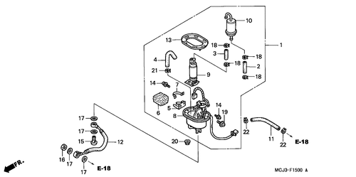  Kraftstoffpumpe (cbr900rry,1/ Re1)