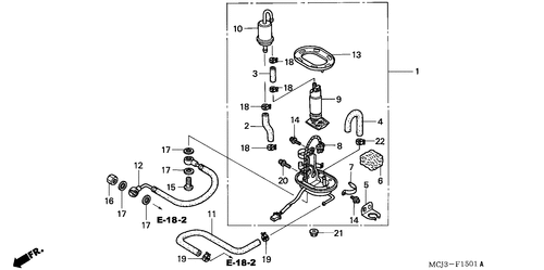  Fuel Pump (cbr900rr2,3)