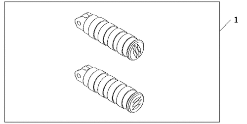  Rider Foot Peg R&l