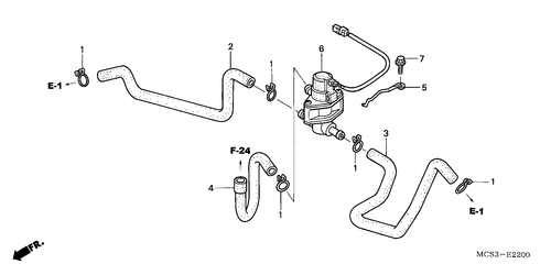  Commande Injection D'air Soupape