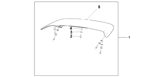  Spoiler Top Box Nh-a64p