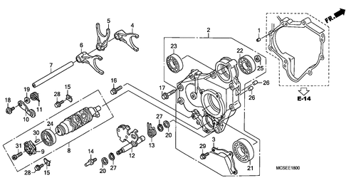  Gearshift Drum