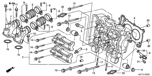  Cylinder Head (fjs600d3/ D4/ D5/ A3/ A4/ A5)