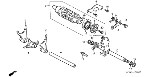  Gearshift Drum