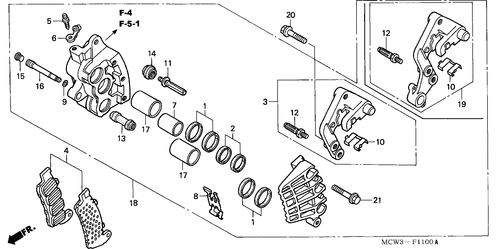  Rechts Front Brake Caliper