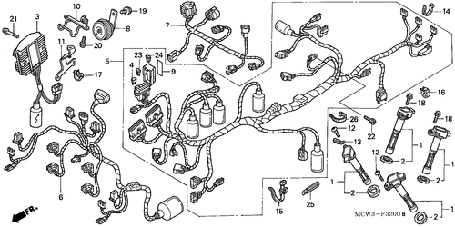  Kabelbaum (vfr800)