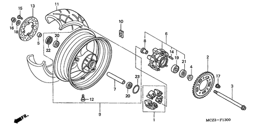  Rear Wheel