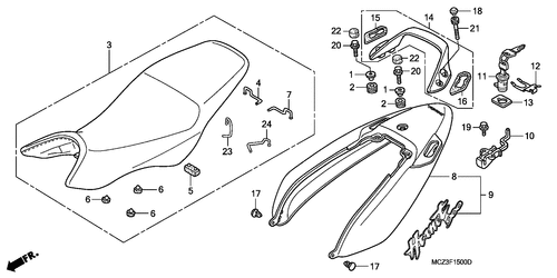  Seat/ Seat Cowl