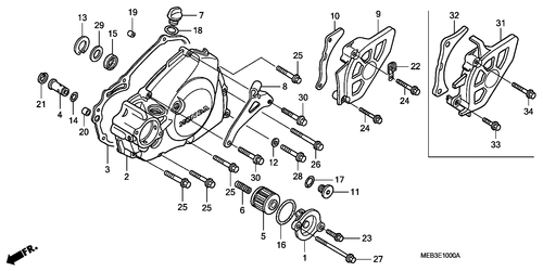  Links Crankcase Cover