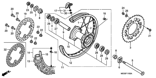  Rear Wheel