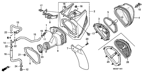  Luftfilter (crf450r3,4)
