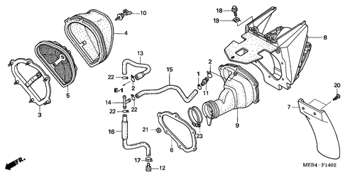  Luftfilter (crf450r5,6,7,8)