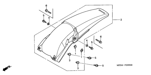  Rear Fender