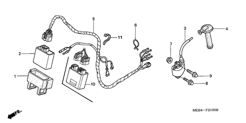  Wire Harness (crf450r2,3,4,5,6,7)