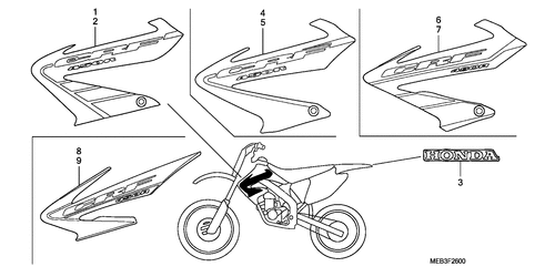  Mark (crf450r2,3,4,5)