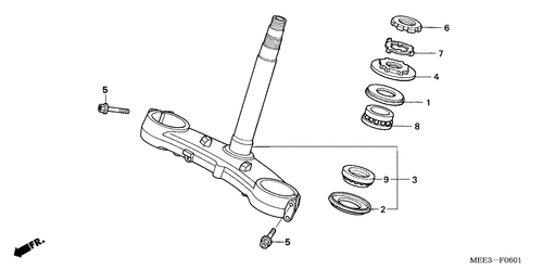  Lenkschaft (cbr600rr5/ 6)