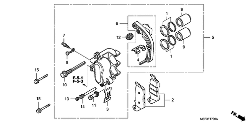  Rear Brake Caliper