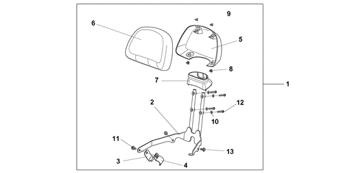  Backrest *nha95m*