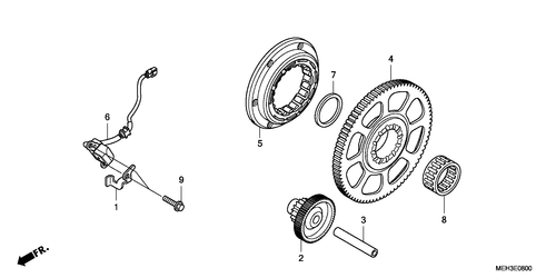  Generateur D'impulsions/ Embrayage De Demarrage