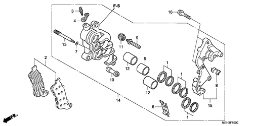 Bremssattel, Rechts Vorne
