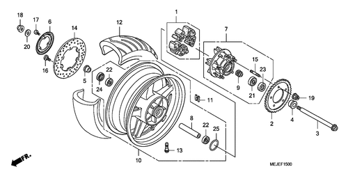  Rear Wheel