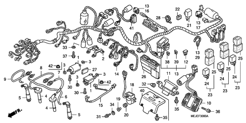  Wire Harness/ Ignition Coi L (cb1300/ A)