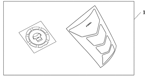  Tankpad /  Fuel Lid Cover