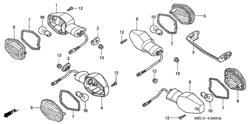  Blinker (cbr1000rr4/ 5)