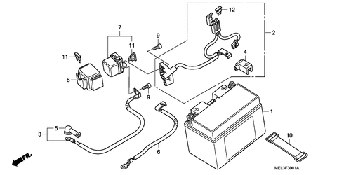  Batterie (cbr1000rr6/ 7)