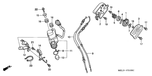  Servomotor (cbr1000rr4/ 5)