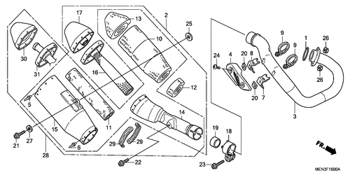  Exhaust Muffler