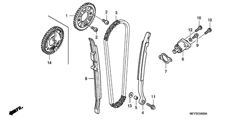  Nockenwellenkette/ Spannvorrichtung