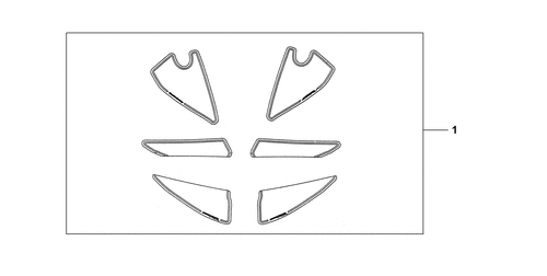  Kit, Racing Sticker