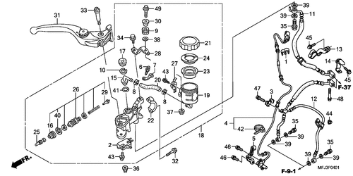  Frechts Brake Master Cylinder (cbr600ra)