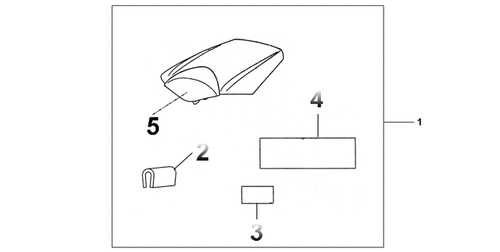  Rear Seat Cowl Sunbeam White