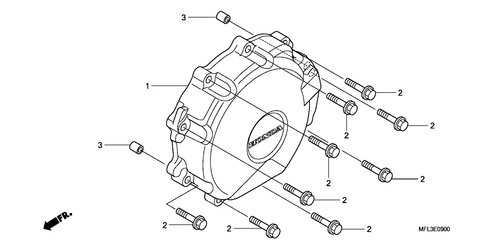  Couvercle De Generateur C.a.(cbr1000rr)