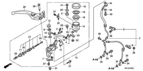  Frechts Brake Master Cylinder (cbr1000rr)